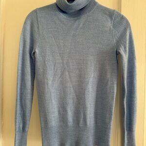 Women’s Blue Turtleneck Sweater